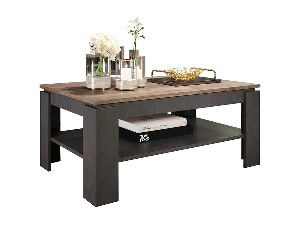 Table d'Appoint Universe, Gris, 110x65x47 cm, Seven Design
