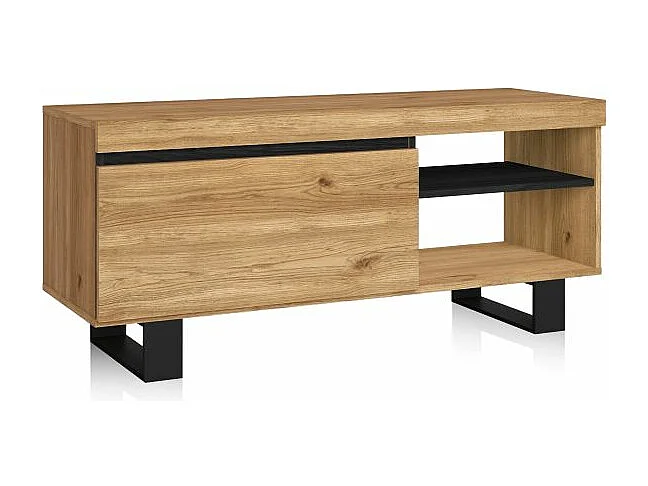 Mueble TV Ebos UP 120 Roble Nude - Ceniza