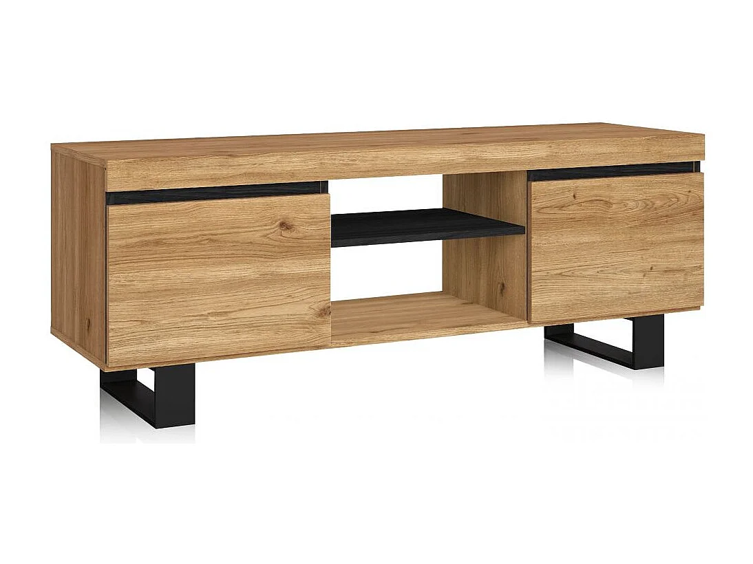 Mueble TV Ebos UP 140 Roble Nude - Ceniza