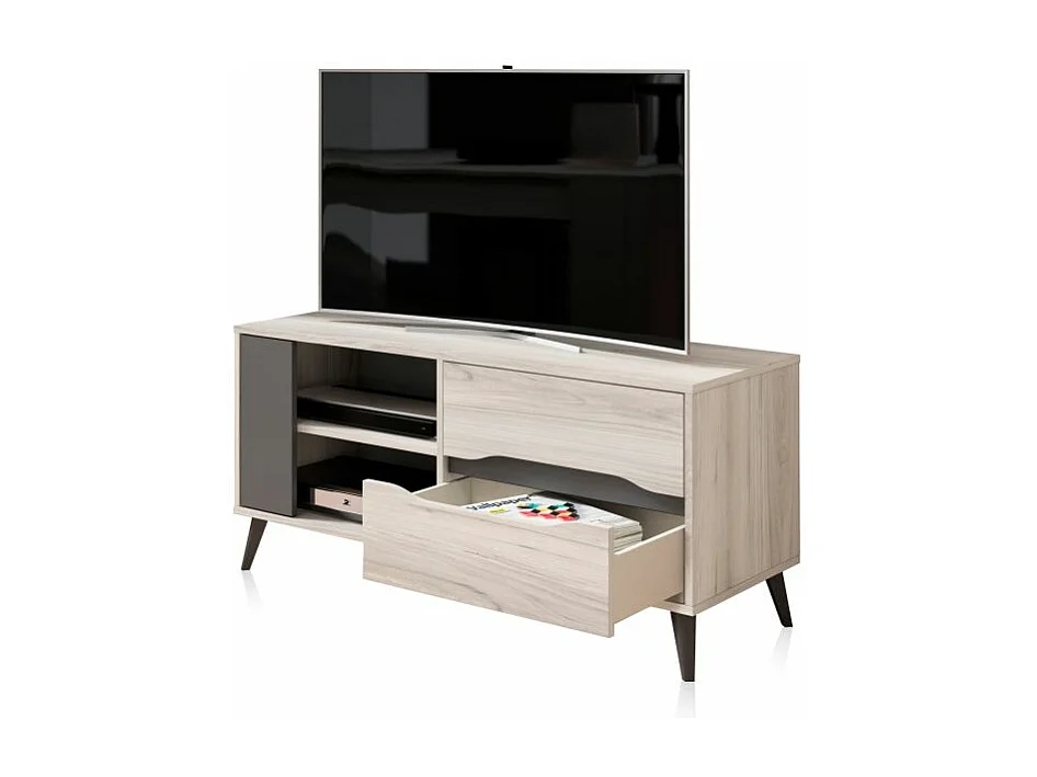Mueble TV Lizz 110 Grayish - Antracita