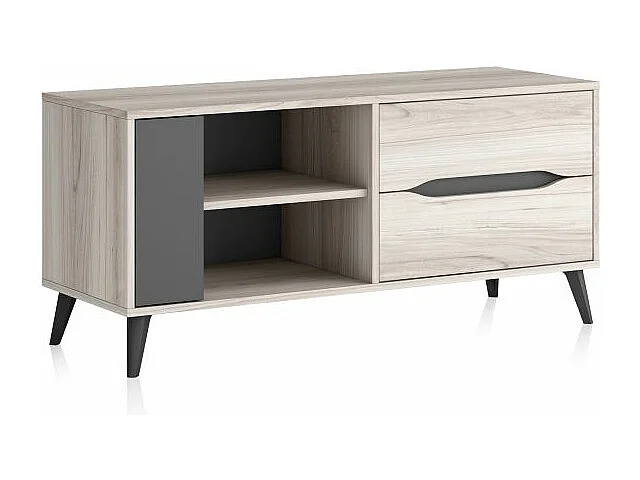 Mueble TV Lizz 110 Grayish - Antracita