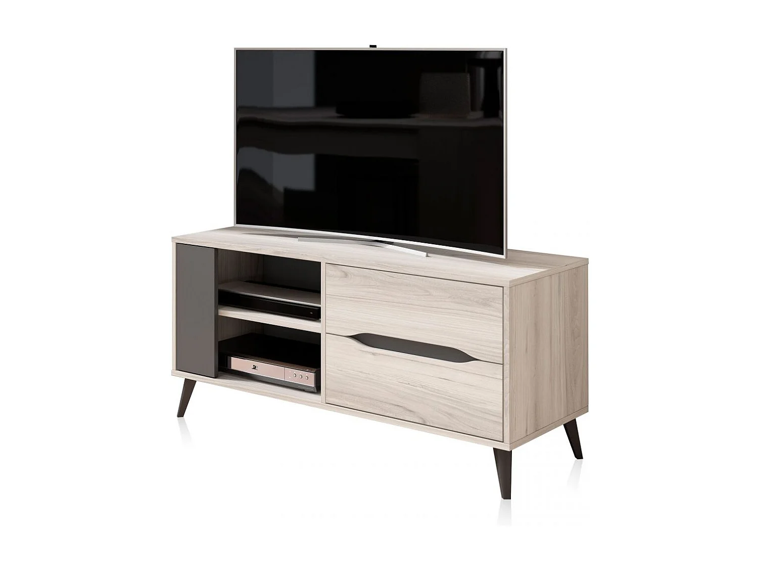 Mueble TV Lizz 110 Grayish - Antracita