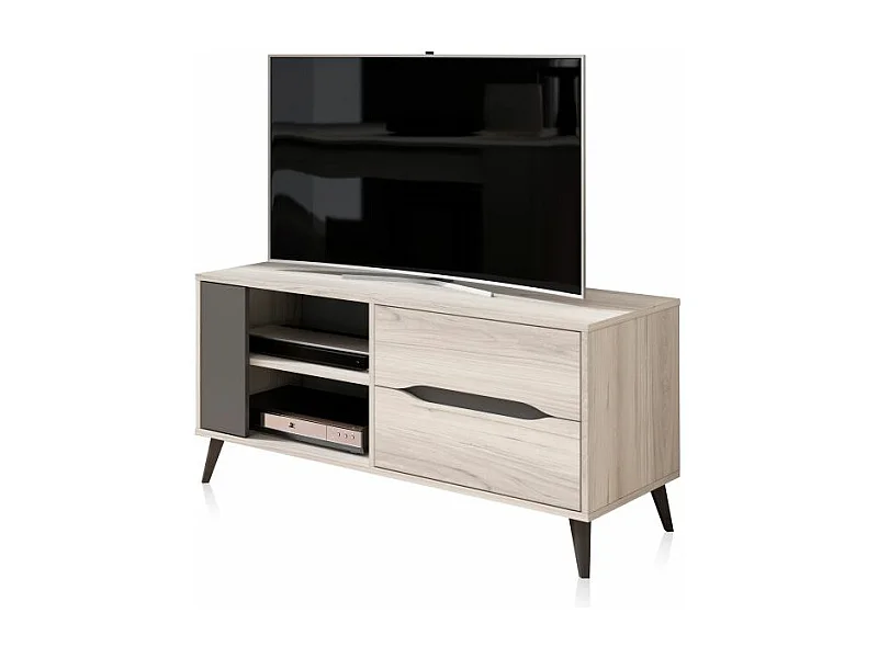 Mueble TV Lizz 110 Grayish - Antracita
