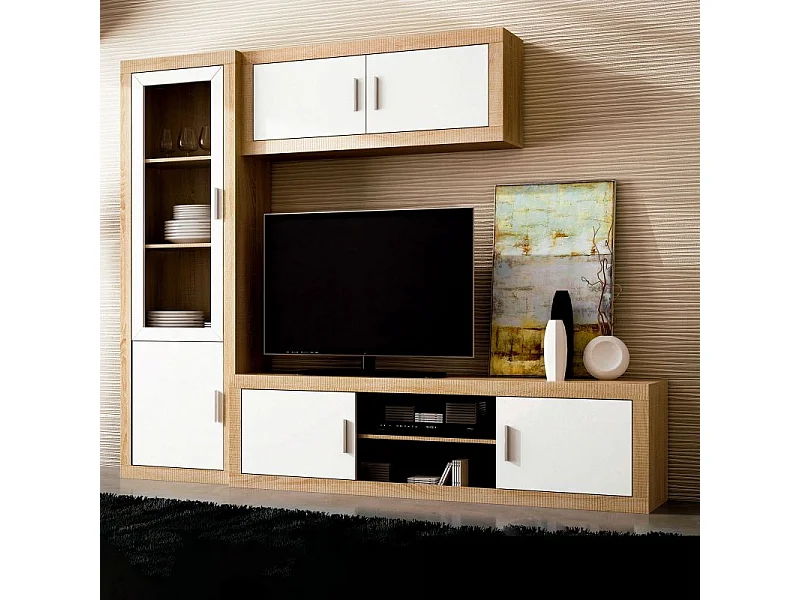 Vitrina Nuka 2 puertas Cambria - Blanco