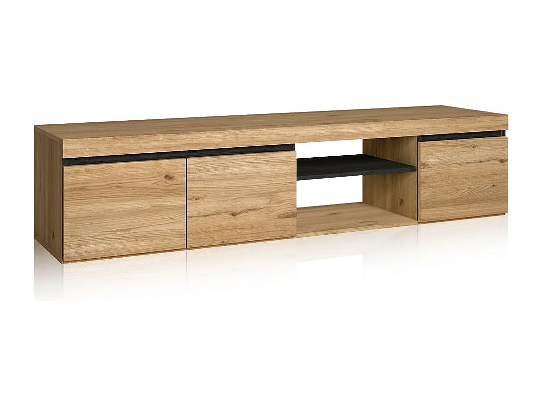 Mueble TV Ebos 160 Roble Nude - Ceniza