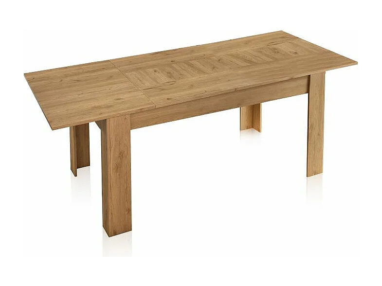 Mesa de comedor extensible Kana Roble Nude