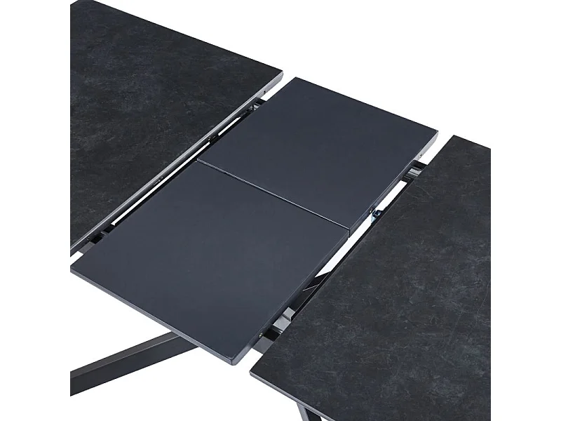 Mesa de comedor extensible Onix Negro