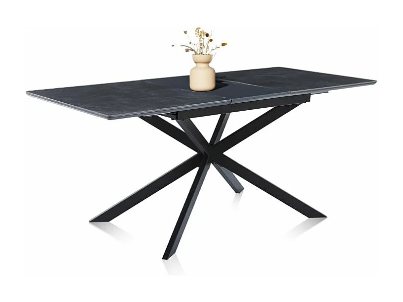 Mesa de comedor extensible Onix Negro