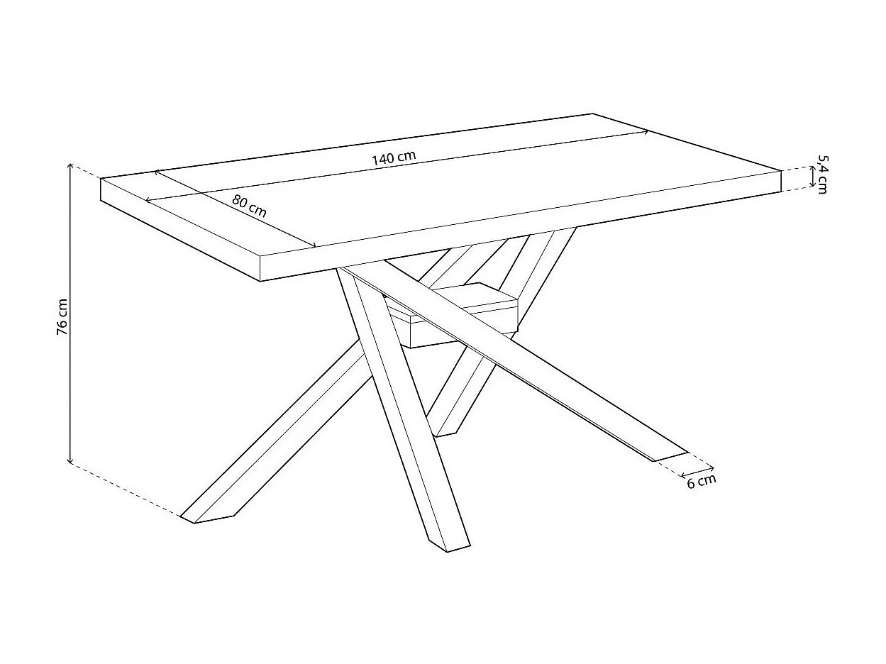 Mesa de jantar Xena 140