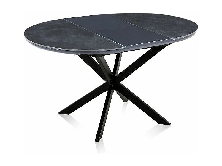 Mesa redonda extensible Onix Negro