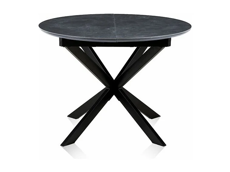 Mesa redonda extensible Onix Negro