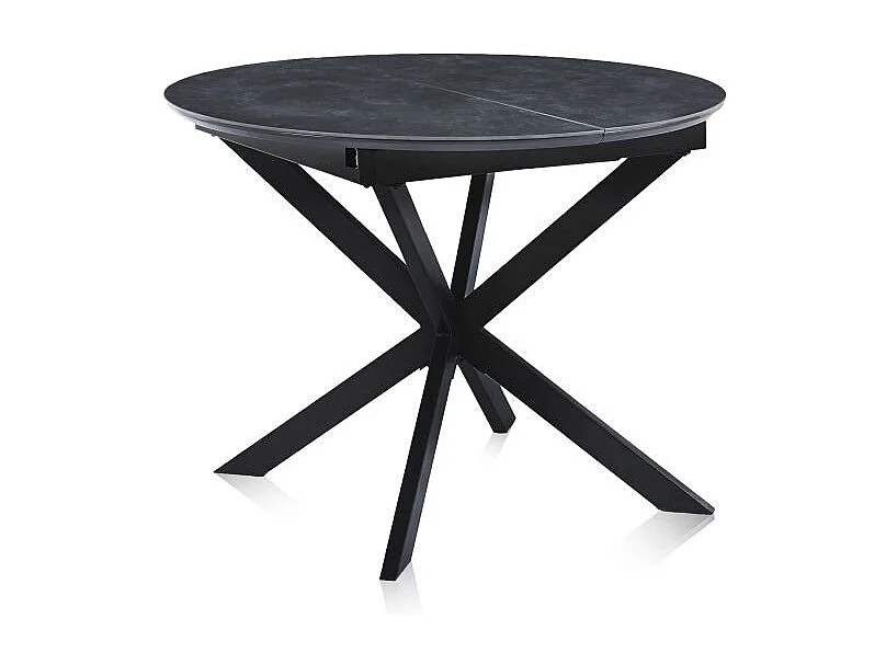 Mesa redonda extensible Onix Negro