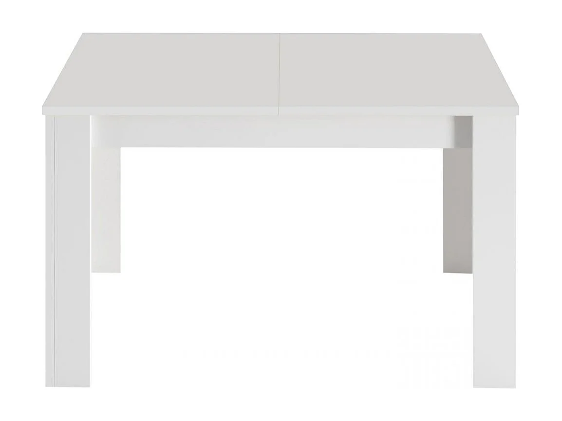 Mesa de jantar extensível Kendra 123 Artik White (Branco mate)