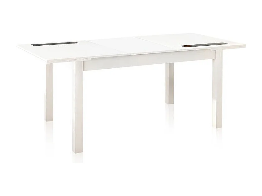 Mesa de comedor extensible Nuka Blanco