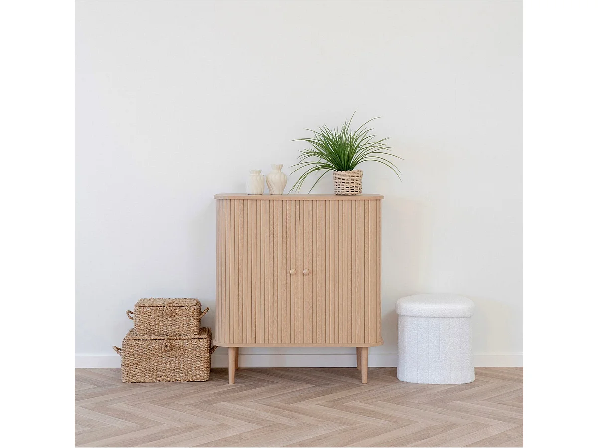 Armoire à Usages Multiples Nikko, Marron, 40x80x87 cm, EPIKASA