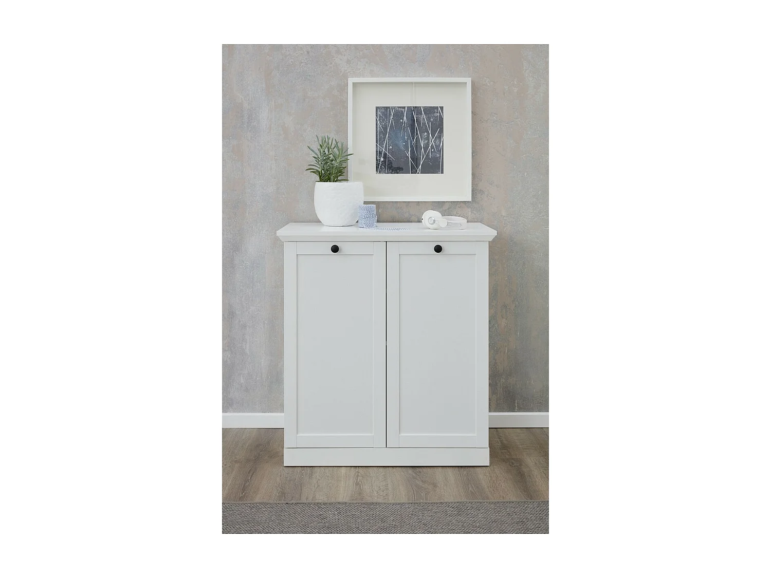 Dressoir Brandson, Wit, 81x88x41 cm, Seven Design