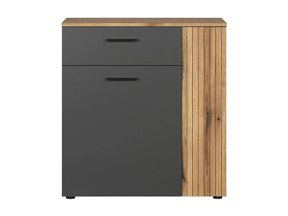 Buffet Esteban, Anthracite, 80x86x38 cm, Seven Design