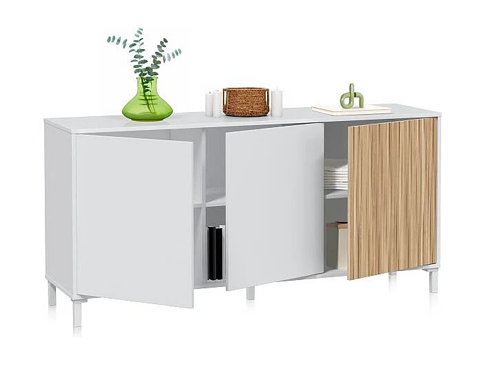 Aparador Nitza Blanco Artik (Blanco Mate) - Natur