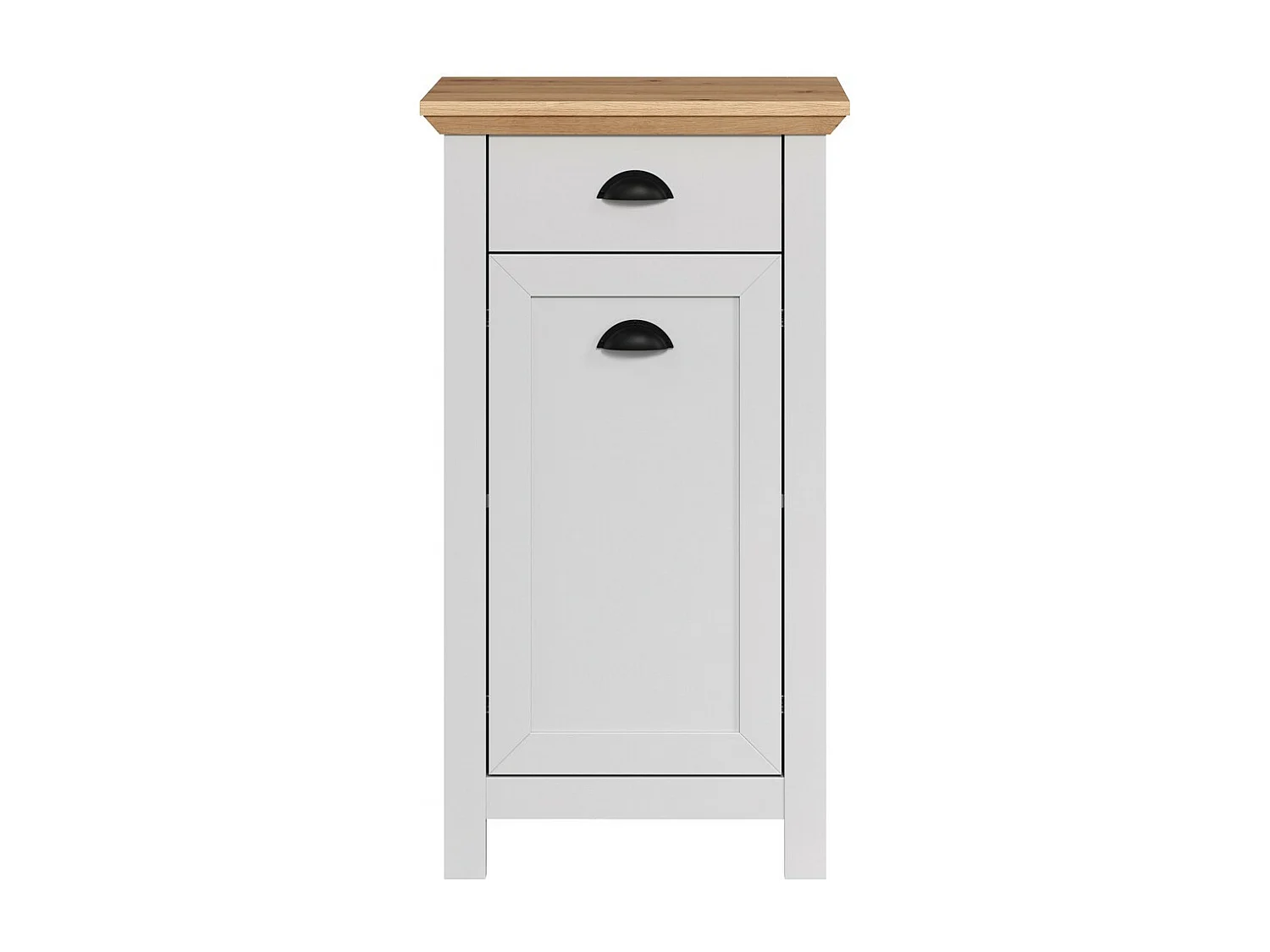 Armoire à Usages Multiples Landside, Blanc, 46x84x33 cm, Seven Design