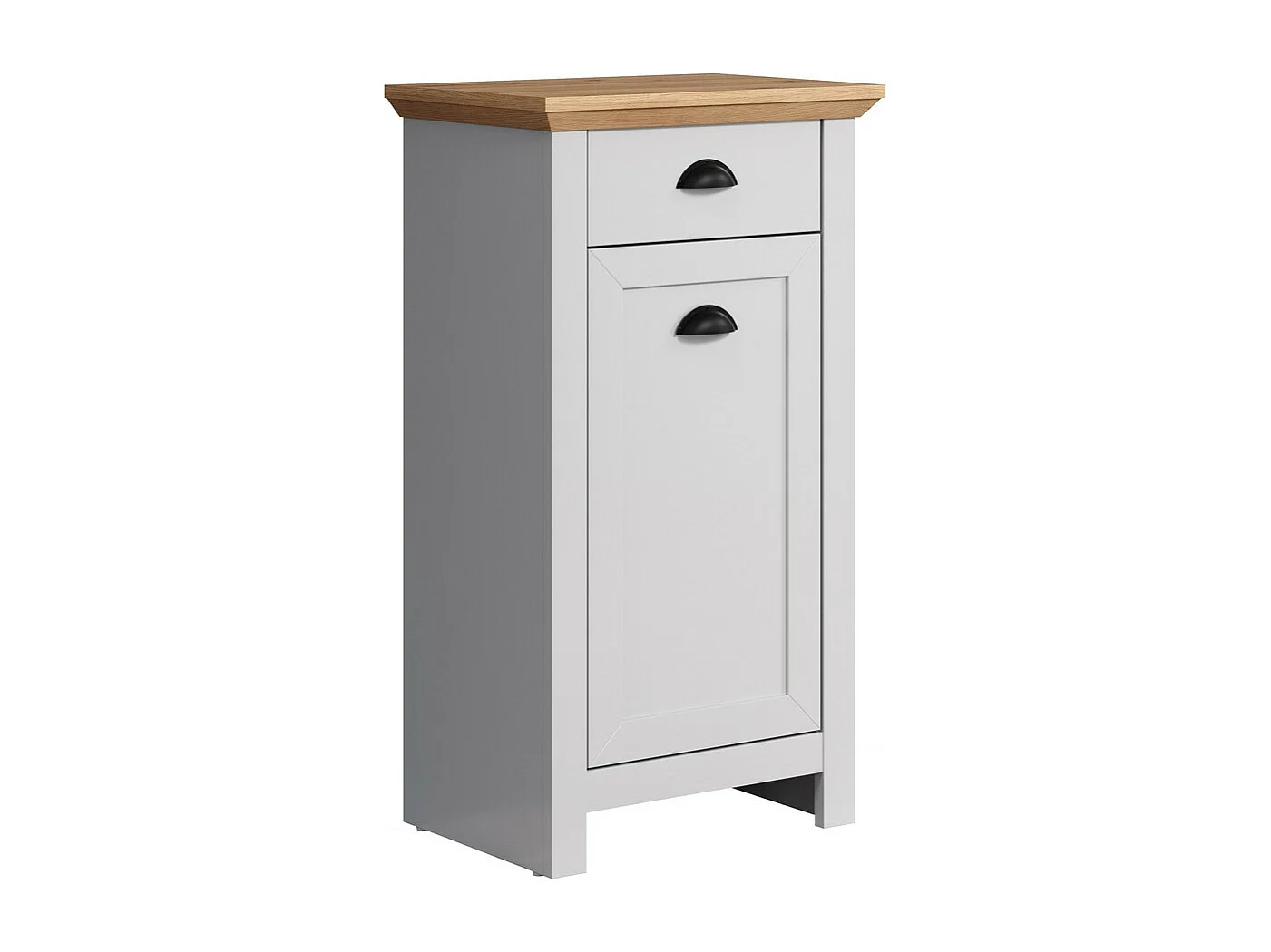 Armoire à Usages Multiples Landside, Blanc, 46x84x33 cm, Seven Design