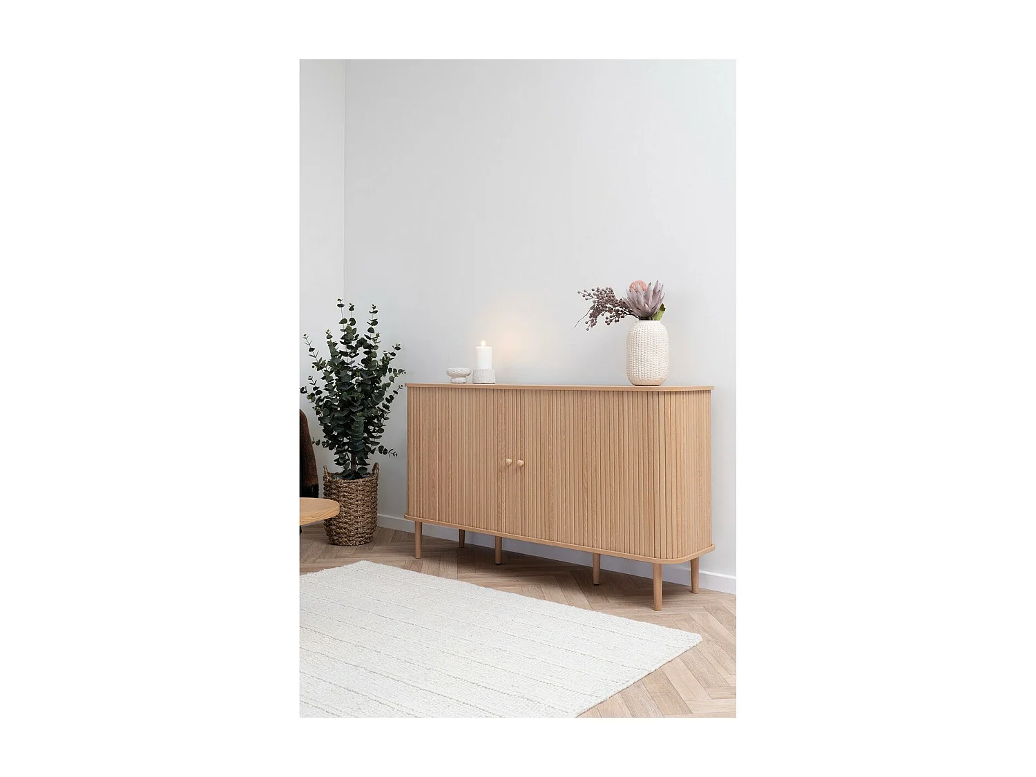 Mueble Multiusos Nikko, Marrón, 40x140x79 cm, EPIKASA