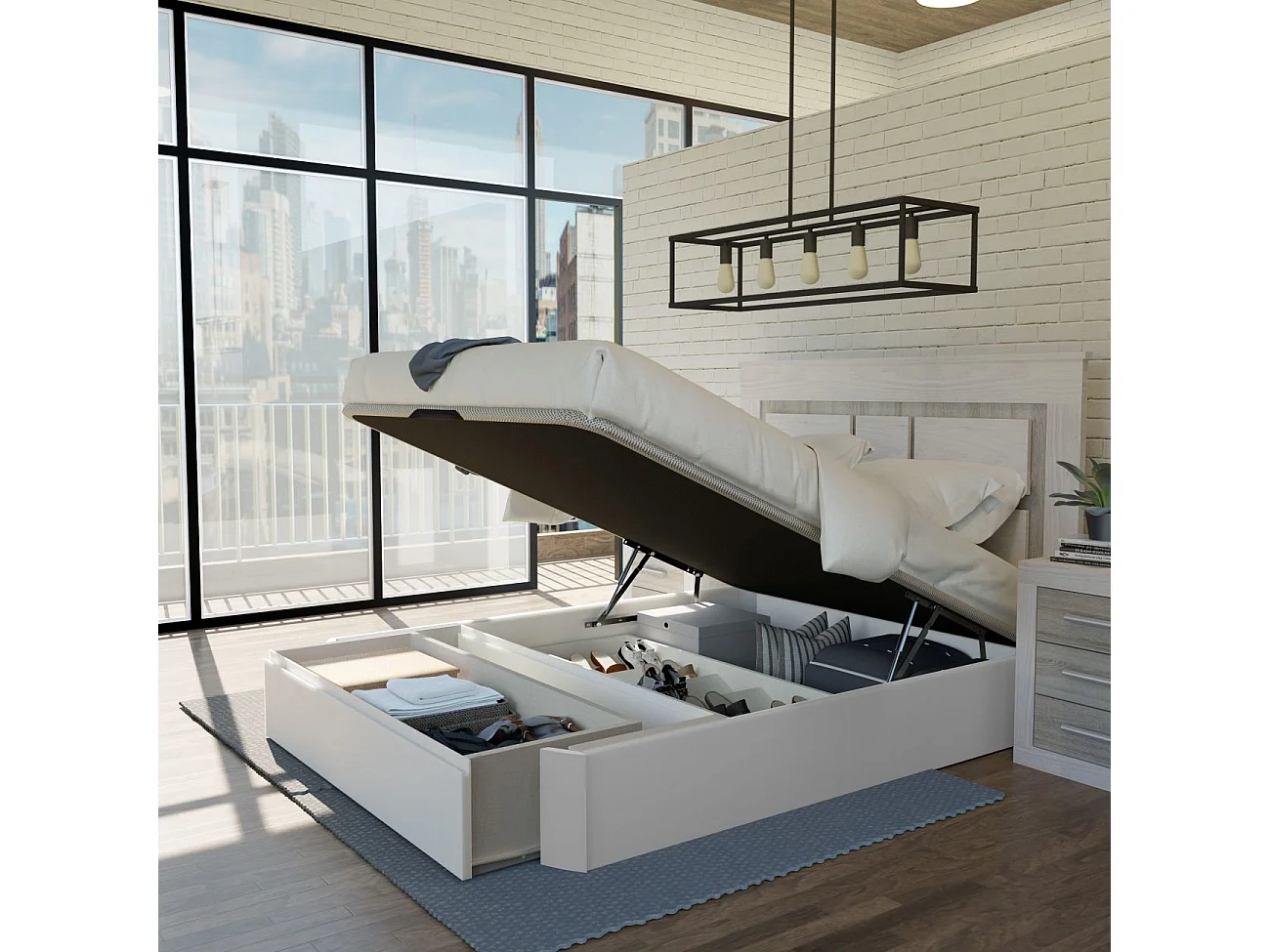 Sommier rebatível luxo S-Max 3D