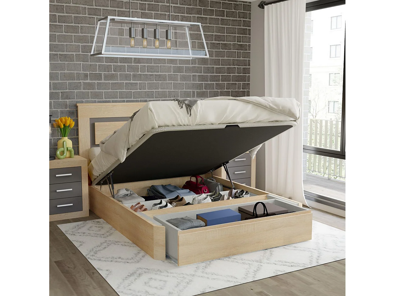 Canapé Luxury S-Max 3D Roble