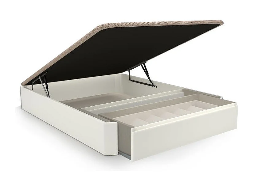 Zapatero cajón frontal Luxury Textil grisáceo