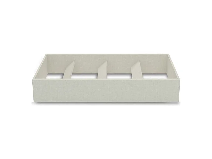 Zapatero canapé Luxury Textil grisáceo