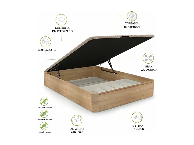 Canapé Luxury Plus 3D Roble