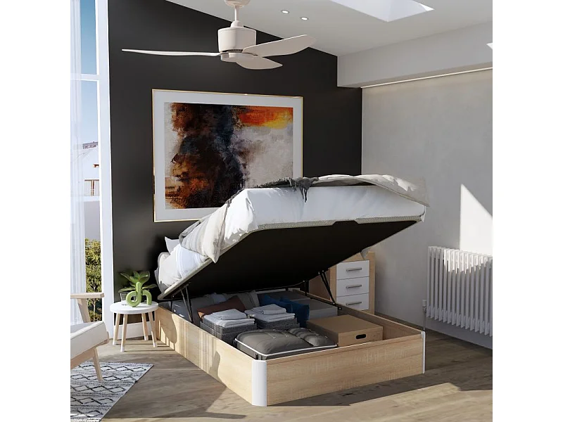 Canapé Luxury 3D Roble - Blanco