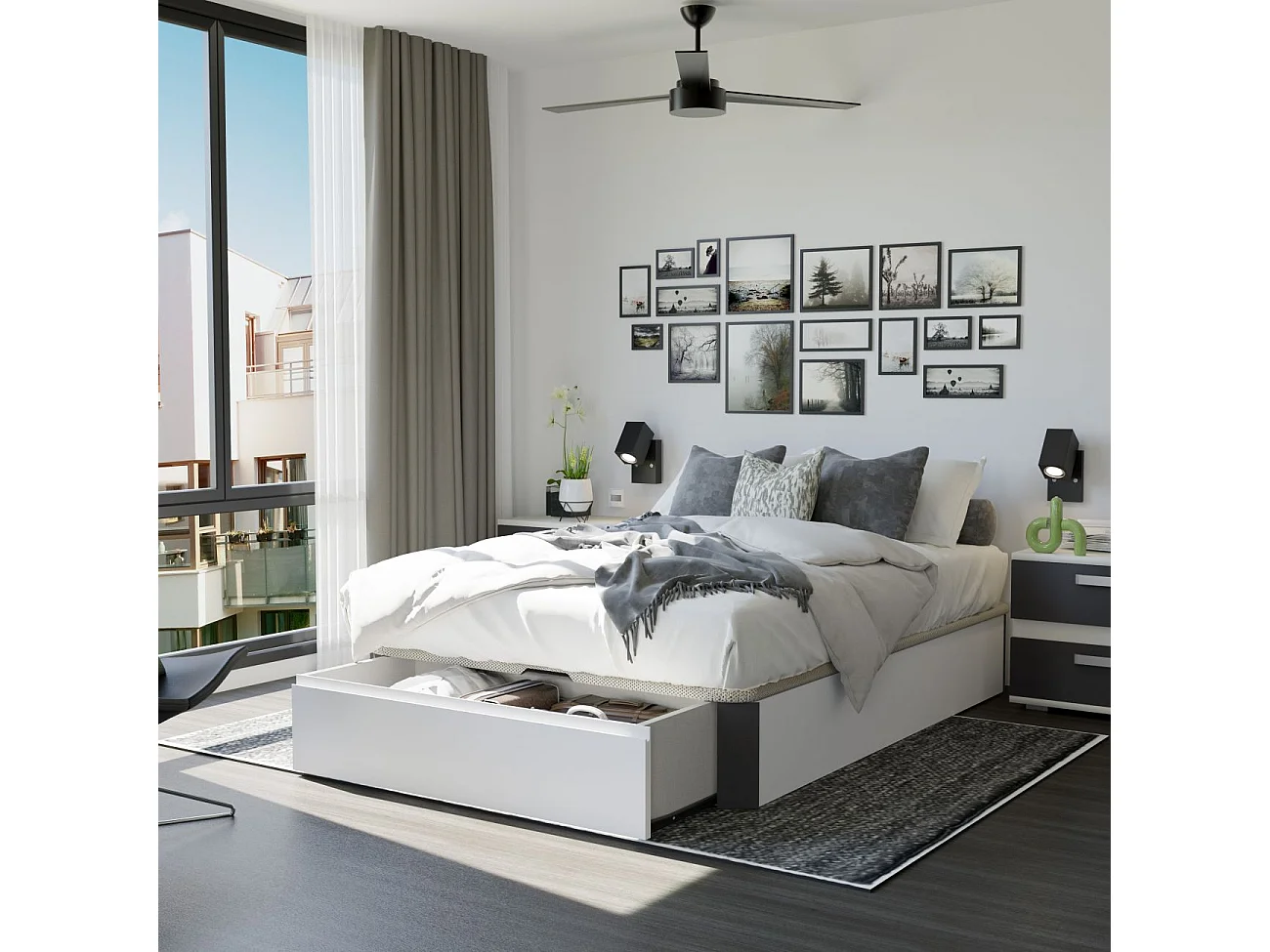 Sommier rebatível luxo S-Max 3D