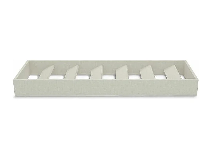 Zapatero canapé Luxury Textil grisáceo