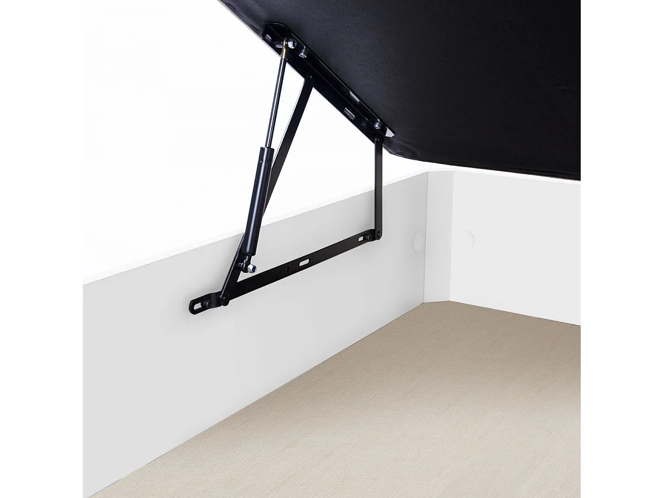 Sofá-cama de luxo Max 3D 150x190 em branco