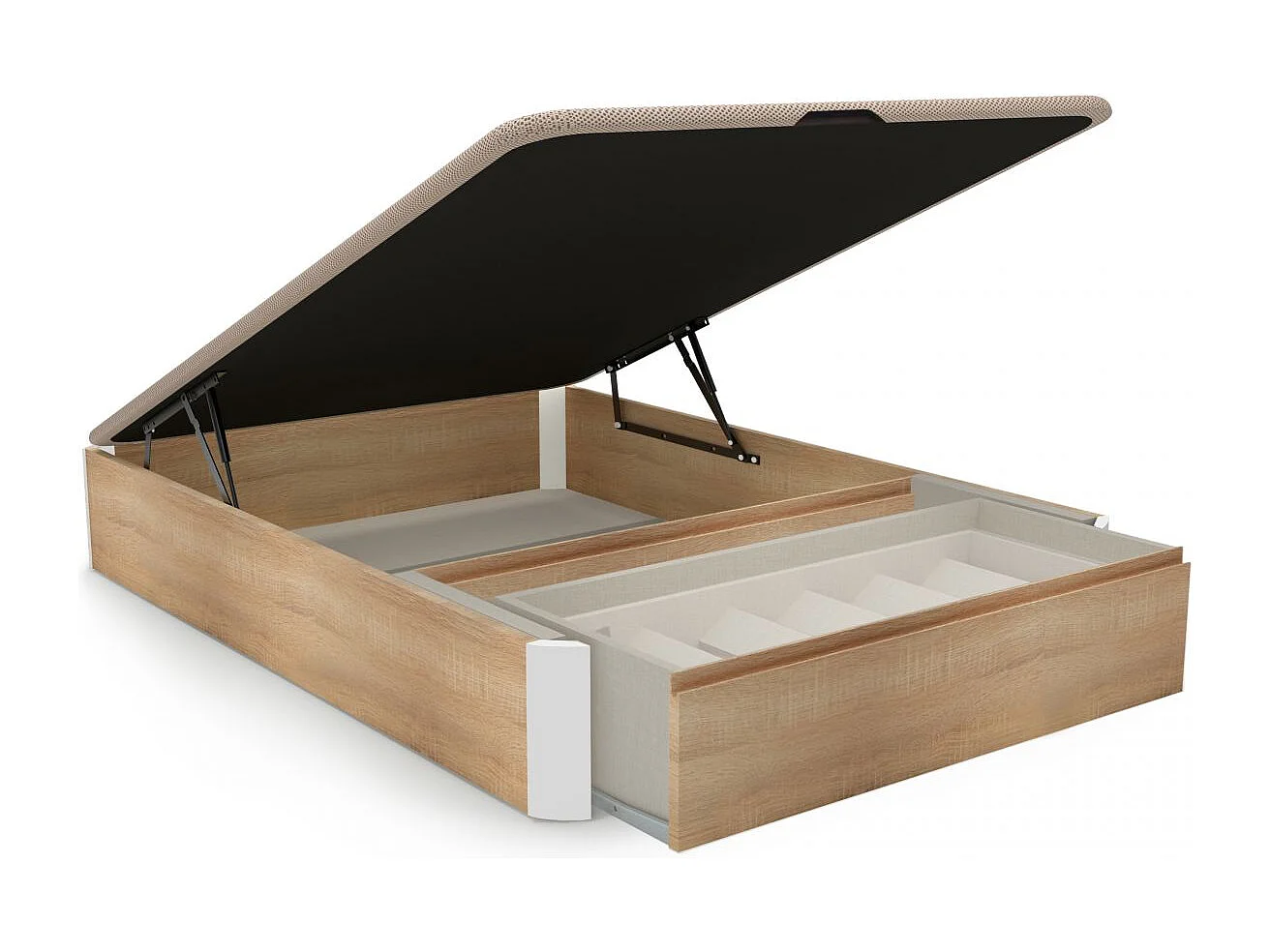 Canapé Luxury Premium 3D Roble - Blanco