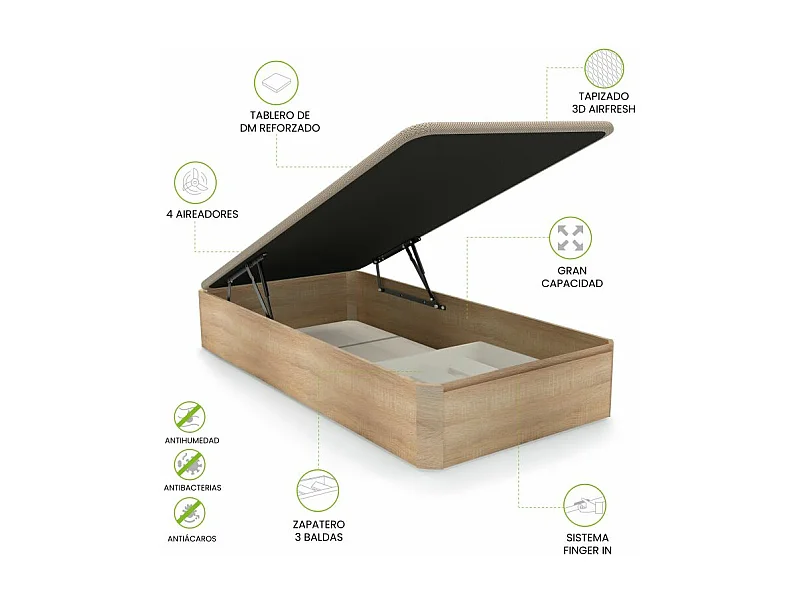 Canapé Luxury Plus 3D Roble