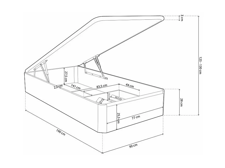 Canapé Luxury Plus 3D Roble