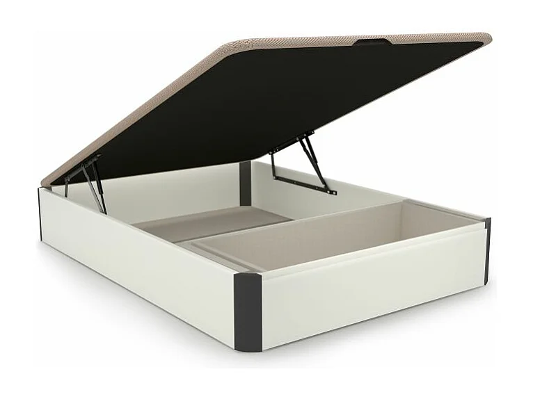 Canapé 135x190 Luxury Max 3D Blanco - Grafito Blanco - Grafito