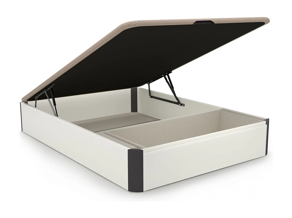 Canapé 135x190 Luxury Max 3D Blanco - Grafito Blanco - Grafito