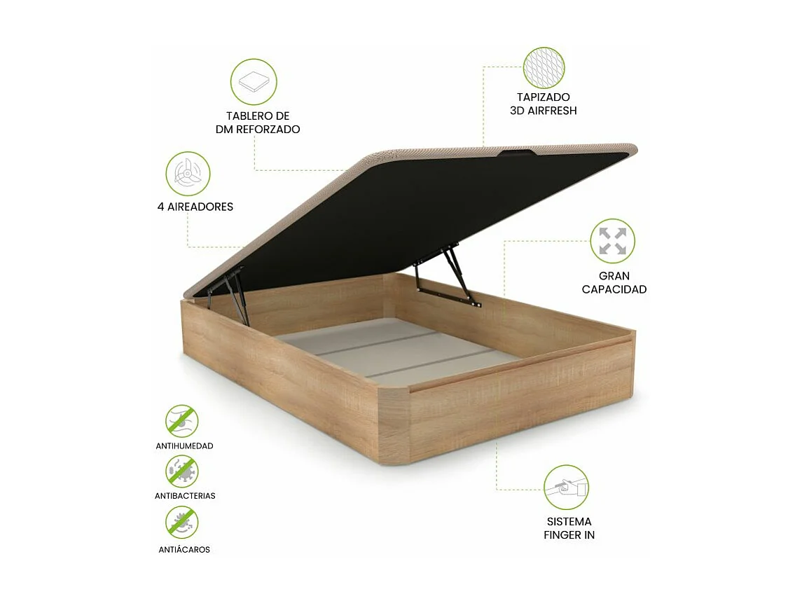 Canapé Luxury 3D Roble