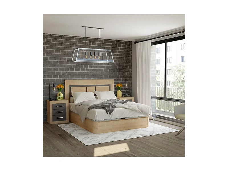 Canapé Luxury 3D Roble