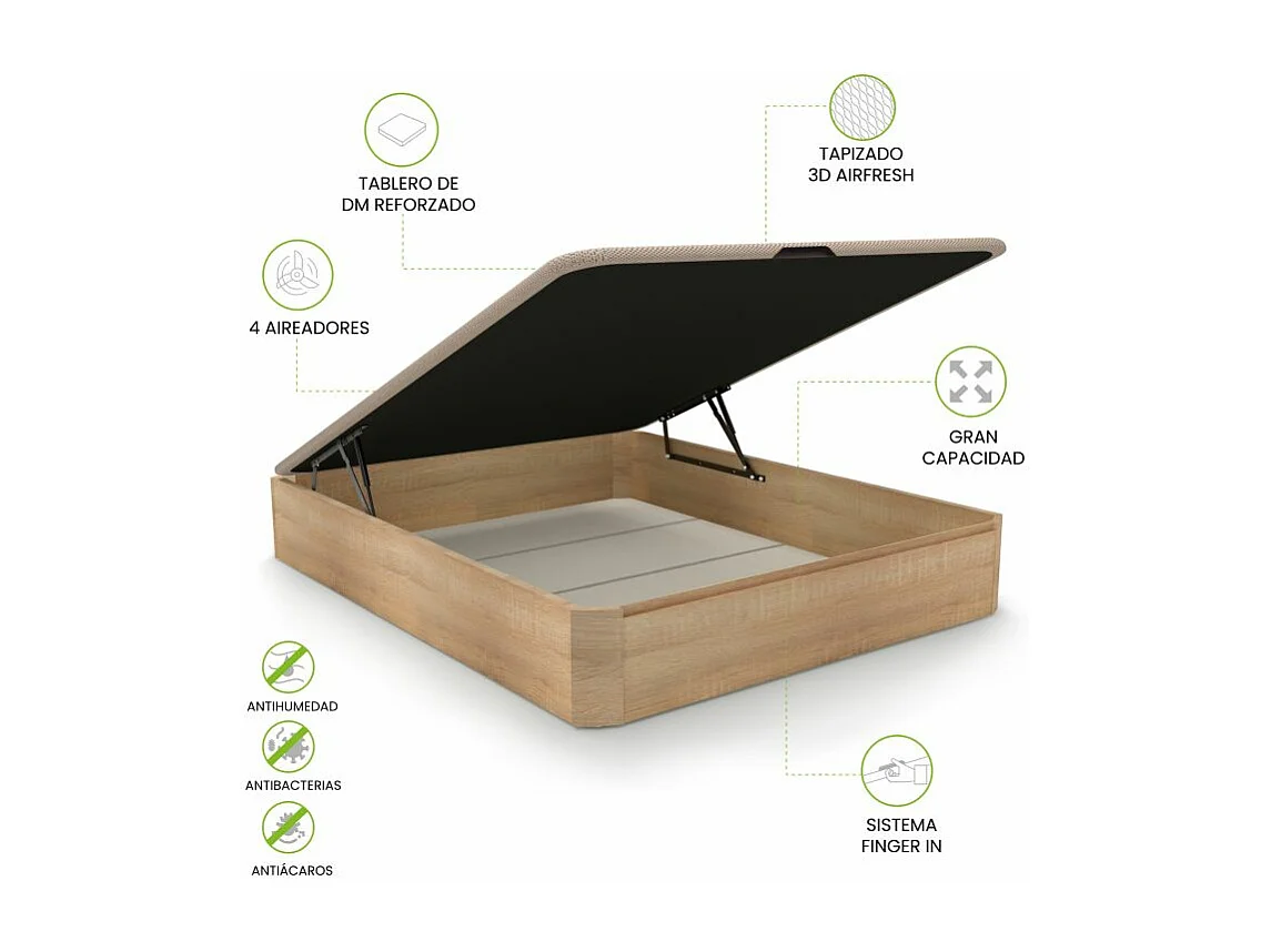 Canapé Luxury 3D Roble