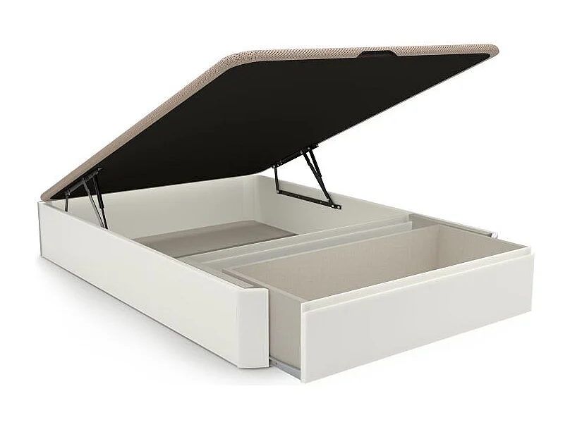 Canapé 135x190 Luxury Max 3D Blanco Blanco