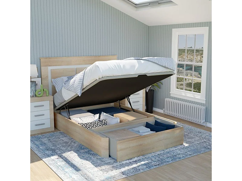 Canapé 135x190 Luxury Max 3D Cambrian Roble