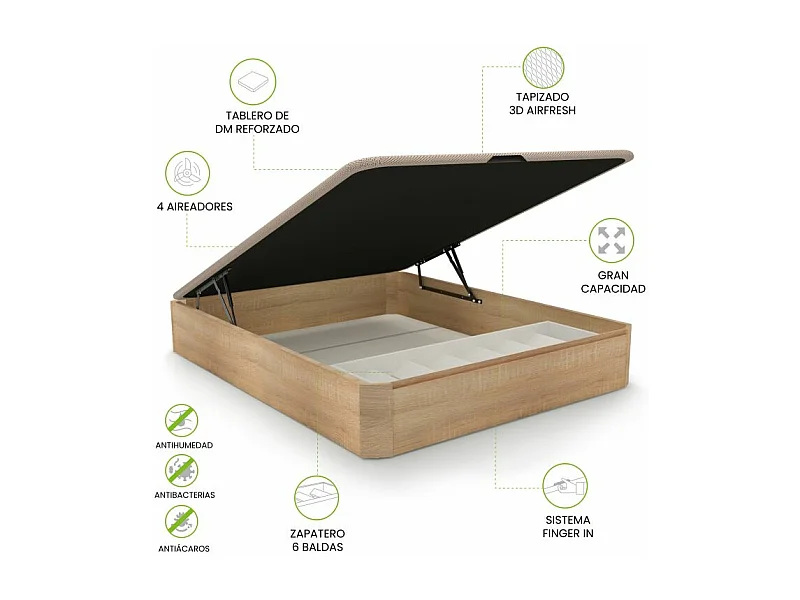 Canapé Luxury Plus 3D Roble