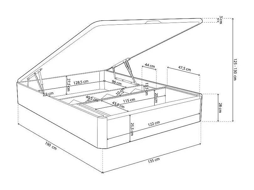 Canapé Luxury S-Max 3D Roble