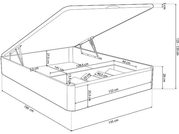 Canapé Luxury Plus 3D Blanco