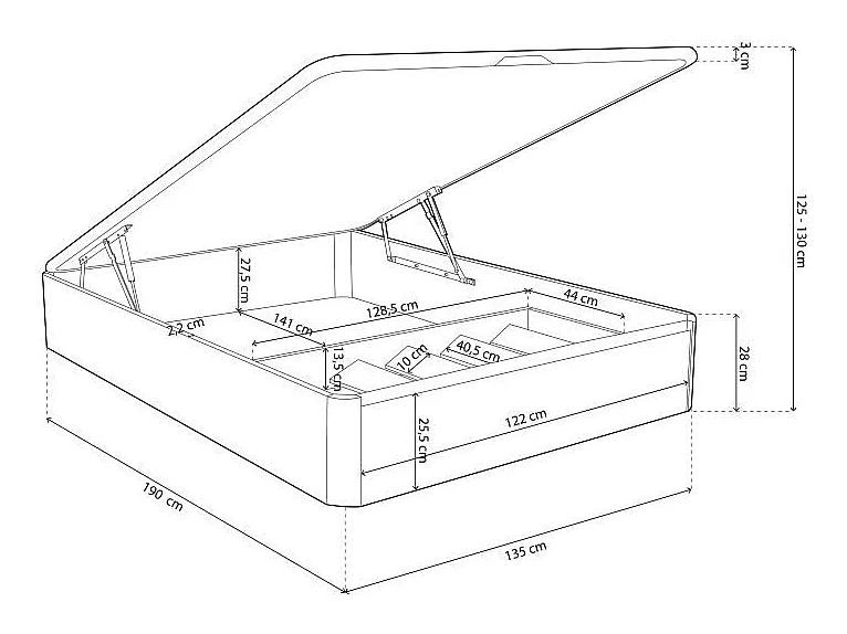 Canapé Luxury Plus 3D Blanco
