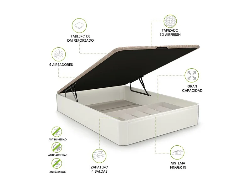 Canapé Luxury Plus 3D Blanco