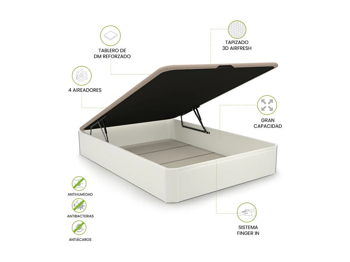 Canapé Luxury 3D Blanco